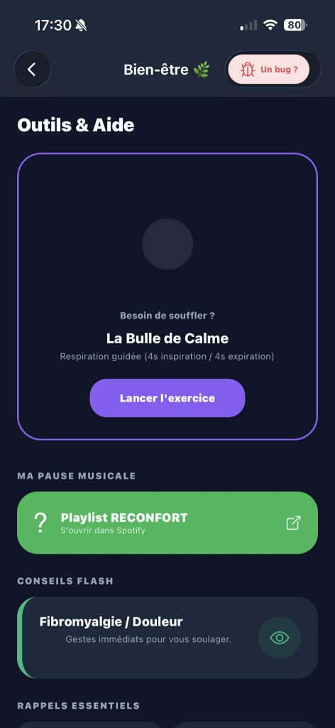 écran calme
